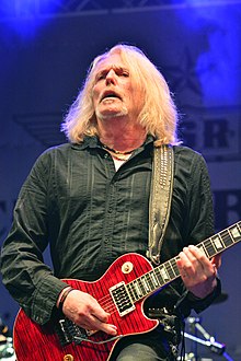 Gorham performing with Black Star Riders 2014 at Wacken Open Air