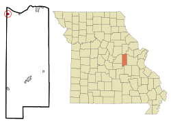 Location of Morrison, Missouri