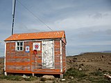 Nothütte an der Kaldidalurstrecke