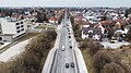 Lerchenauer Straße in Lerchenau von Süden nach Norden. März 2021