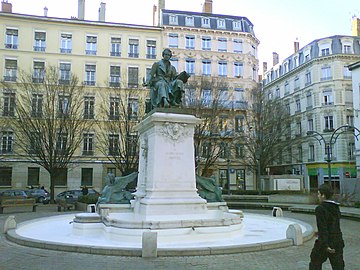 Monument à Ampère (1888), Lyon, place Ampère.