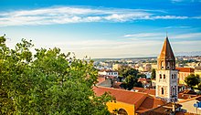 View of Zadar from the top of the Captain's Tower