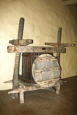 Thumbnail for File:Wine press from 16th century.jpg