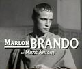 Marlon Brando (Marko Antonio)