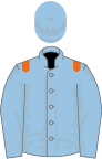 Light blue, orange epaulets