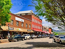 Buildings on Main Street in Downtown Franklin