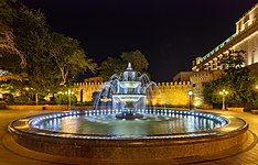 Fuente en el centro