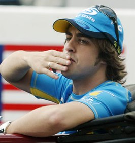 Fernando Alonso werd voor de 2e en laatste keer wereldkampioen