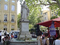 David d'Angers, Monument au roi René (1823) sur le cours Mirabeau à Aix-en-Provence.