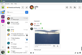 Скриншот программы Gajim