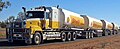 Road train in Australia