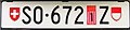 customs plate