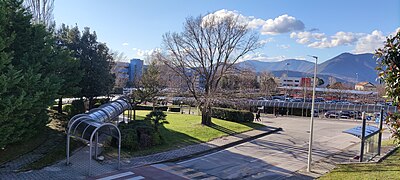 Vista del campus di Fisciano dalla mensa verso nord-ovest, Università di Salerno.jpg