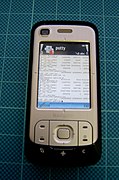 Nokia 6110 Navigator running Putty.jpg