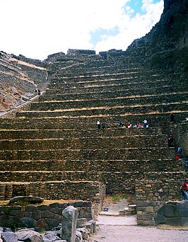 terrassen van Ollantaytambo