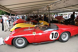 De Ferrari TR61, waarmee Olivier Gendebien en Phil Hill in 1961 de 24 uur van Le Mans wonnen.