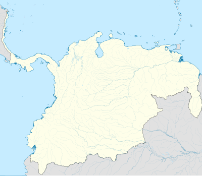 Mapa de localización de Gran Colombia