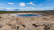 A Geysir 2014-ben, két kitörés között