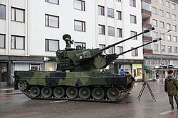 Leopard 2 Marksman Jyväskylässä itsenäisyyspäivänä 2015