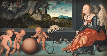 Lucas Cranach el Viejo (1532). Melancolía.