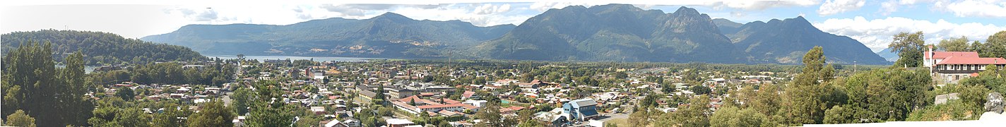 Panorama der Altstadt von Pucón