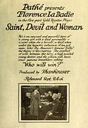 Saint, Devil and Woman (1916).