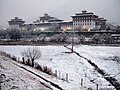 Tashichödzong in Winter