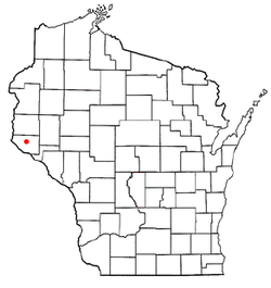 Location of Ellsworth, Wisconsin