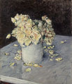 Gustave Caillebotte Roses jaunes dans un vase, 1882.