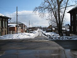 Dudareva Street in Yeniseysk