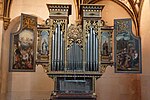 Orgue en forme de retable.