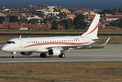 Embraer Lineage 1000 der Falcon Aviation Services