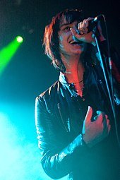 Photo de Julian Casablancas en concert.