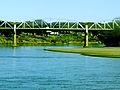 Genl Hertzogbrug (1937) vanaf die Oranjerivier gesien.