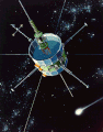 International Cometary Explorer Erster Vorbeiflug an einem Kometen (1985)