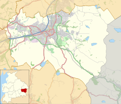 Worsthorne is located in the Borough of Burnley