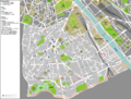 Plan des 13. Arrondissements