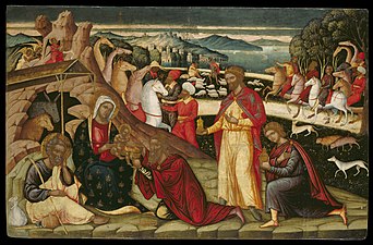 Adoration of the Magi by Ioannis Permeniates