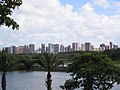 Buildings seen from the UNIFOR pond.