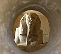 Statue des Djoser (Replik) im Serdab