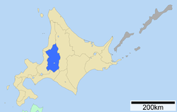 Location of Sorachi Subprefecture