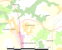 Villy-le-Pelloux - Localizazion