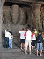 Trimurti (nyuso 3 za Mungu) kwenye Mapango ya Elephanta