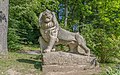 Löwenskulptur am Fröhlichenstein