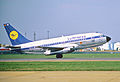 A Lufthansa Boeing 737-100 in 1980.