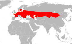 Mapa występowania