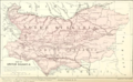 Mapa del principado de Bulgaria tras 1885, con la anexión de Rumelia oriental