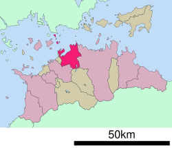 Location of Sakaide