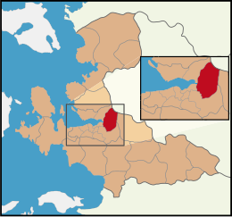 Distretto di Bornova – Mappa