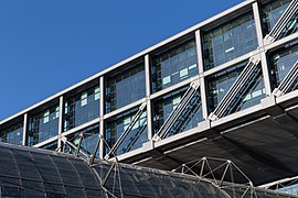 Berlin Hauptbahnhof Ostfassade Detailansicht